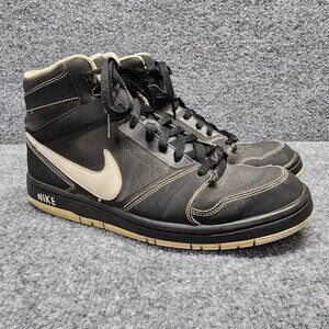 Nike Prestige IV Men's Sneakers 10.5 Black White Lace Up 584614-019 Mid Top